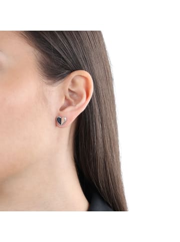 s.Oliver Ohrstecker Silber 925, rhodiniert in Silber