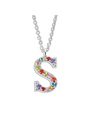 LOTUS silver Anhänger Silber 925 Sterling Silber Buchstabe S Halsketten