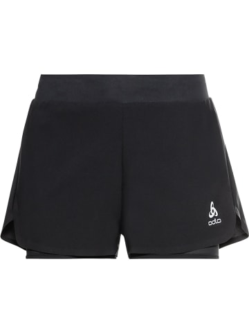 Odlo Short "2-In-1 Shorts Zeroweight 3 Inch" in Schwarz
