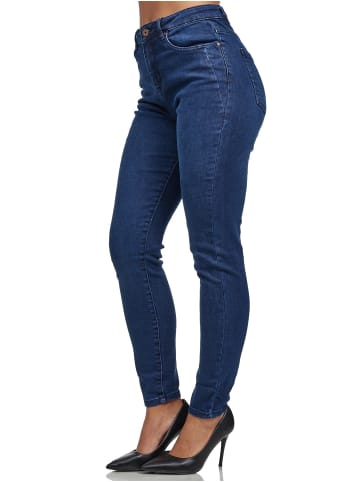 Tazzio Jeans "F107" - Skinny Fit - in Dunkelblau