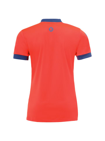 Kempa Shirt PLAYER TRIKOT WOMEN in fluo rot/ice grau