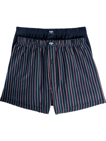 CECEBA Baumwolle, Single-Jersey Bio Boxershorts 2er-Pack in dunkelblau