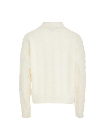 yasanna Damen Strickpullover in Wollweiss