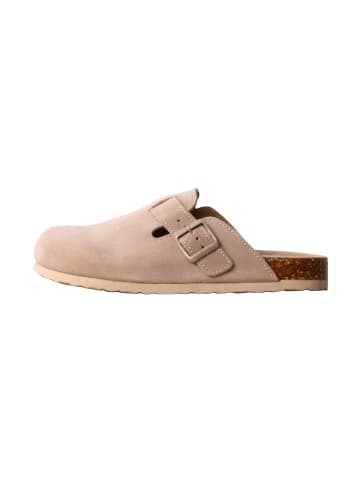 Xti Pantoletten aus Leder Beige