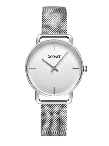 XCOAST Armbanduhr YARA in Silber / Weiß