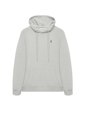 Polo Club Hoodie in Grau Vigore