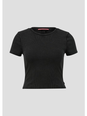 QS T-Shirt in 9999_schwarz