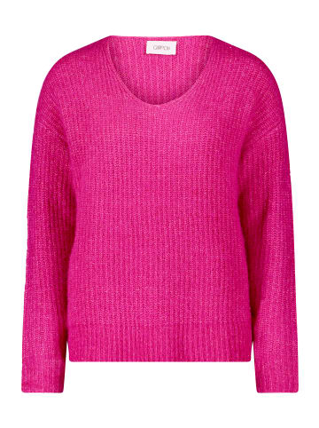 CARTOON Basic-Strickpullover mit V-Ausschnitt in Festival Fuchsia