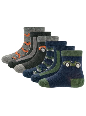 ewers 6er-Set Socken 6er Pack Rennauto in bunt