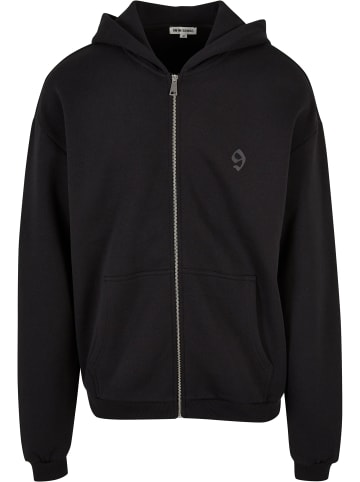 9N1M SENSE Zip-Kapuzenpullover in black