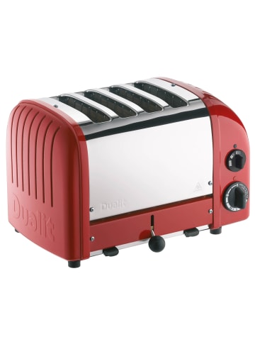 DUALIT | Toaster, NEWGEN, rot, 4 Scheiben