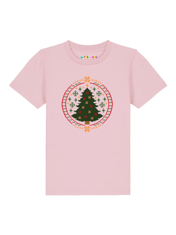 wat? Apparel T-Shirt Weihnachtszeit in Rosa