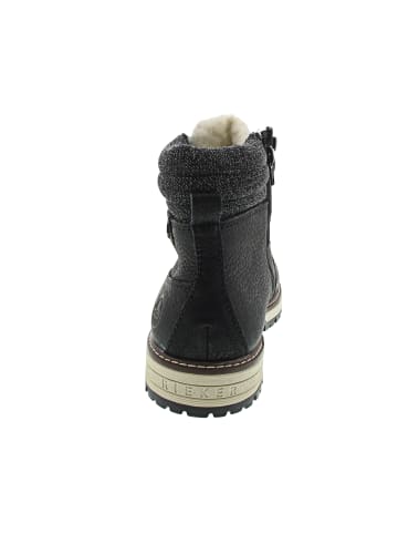 rieker Schnürstiefel Schwarz