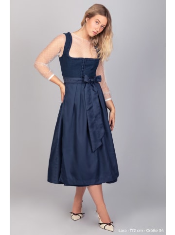 Edelnice Langes Dirndl Clarissa Dunkelblau in blau