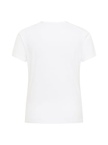 Mustang T-Shirt 1er Pack in Weiß