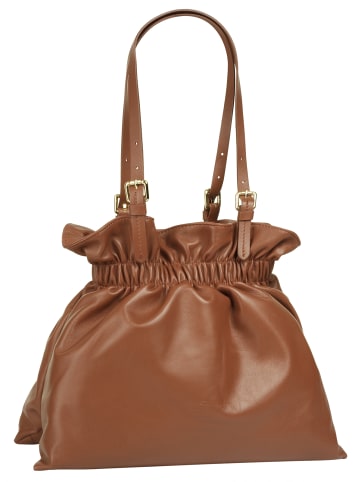 Samantha Look Shopper echt Leder in cognac