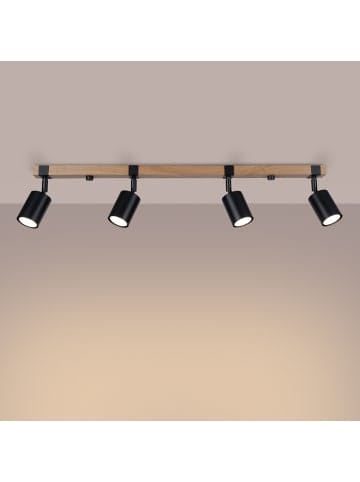 Nice Lamps Plafond SINOPE 4L Schwarz H 165