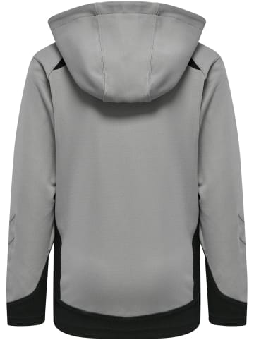 Hummel Hoodie Hmllead Poly Hoodie Kids in GREY MELANGE