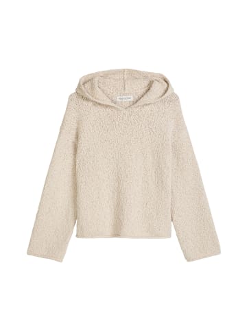 Marc O'Polo Strick-Hoodie loose cropped in Grey Silk