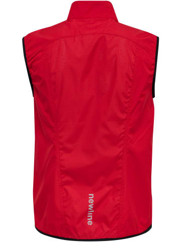 Newline Reißverschluss Vest Reflektierend Logo Men's Core Herren in TANGO RED