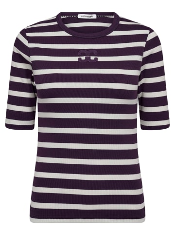 Co'couture T-shirt GrannyCC in OffWhite/Plum