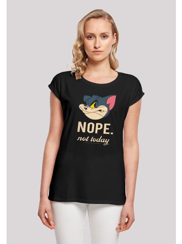 F4NT4STIC T-Shirt Tom and Jerry TV Serie Nope Not Today in schwarz