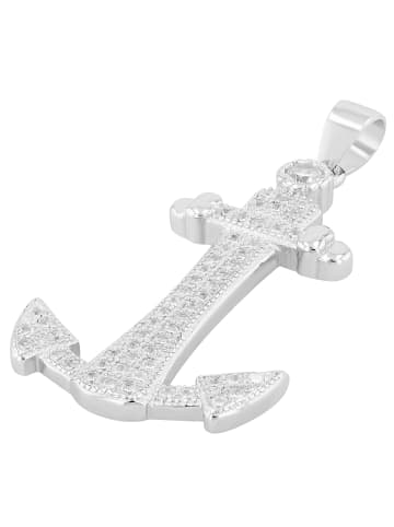 Adeliás Damen Anhänger aus 925 Silber mit Zirkonia in silber