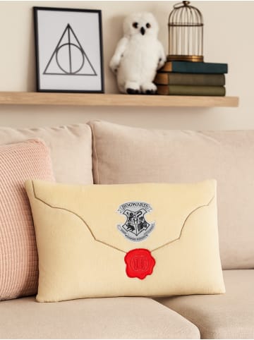 Harry Potter Harry Potter Kissen Hogwarts Aufnahmebrief Brief Dekokissen 30x45 cm in beige