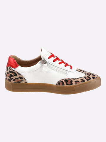 Heine Sneaker in weiß-rot-gemustert