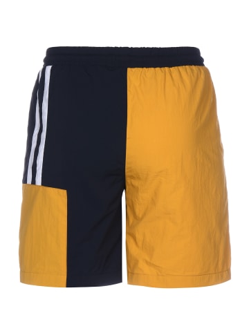 Lyle & Scott Shorts Mesh Insert Colour Block in gelb / schwarz