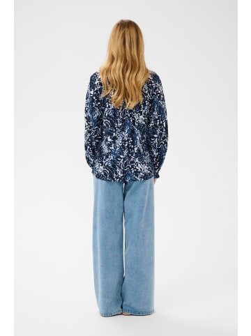 Cream Langarm-Bluse CRTiah Regular fit in Navy Blue Toile