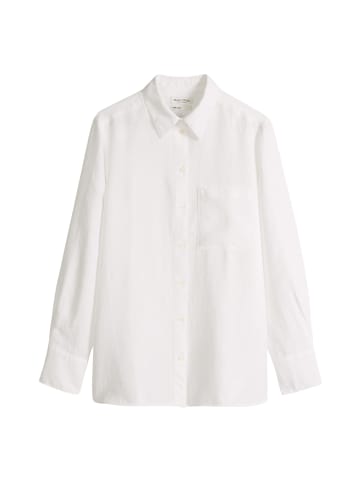 Marc O'Polo Leinen-Bluse regular in Weiß