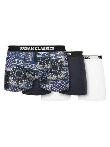 Urban Classics Urban Classics Boxershorts in bandana navy+navy+white