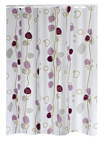 RIDDER Duschvorhang Textil Soaring lila 180x200 cm