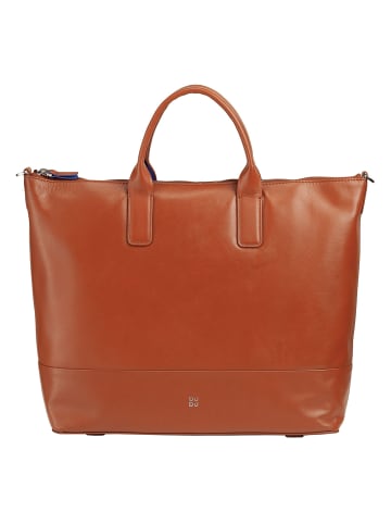 DuDu Halmahera Shopper Tasche Leder 40 cm in cinnamon