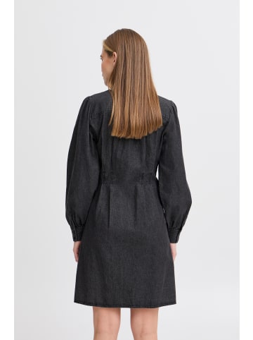 ICHI Denimkleid IHARCHER Regular fit in Washed black
