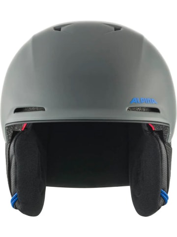 Alpina Skihelm ohne Visier in grau