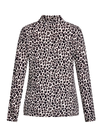 Betty Barclay Rollkragenshirt mit Stehkragen in Beige/Braun