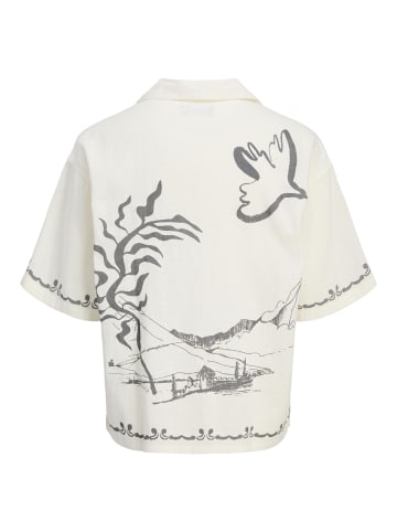 Jack & Jones Hawaii-Hemd in Cloud Dancer