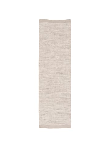 Pergamon Natur Teppich Läufer Wolle Kiruna in Taupe