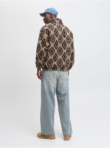 Jack & Jones Fleece Sweatshirt in Mocha Meringue