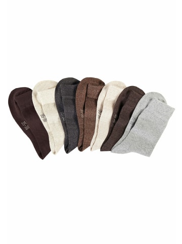 LAVANA basic Basicsocken in braun