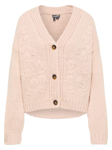 DreiMaster Vintage Strickjacke Mit Knöpfen in Hellrosa