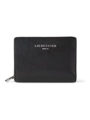 LIEBESKIND BERLIN Cloud II Geldbörse RFID Schutz Leder 8.5 cm in black