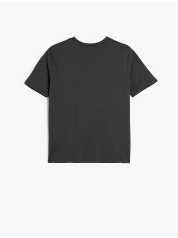 KOTON TSHIRT SS in Anthrazit