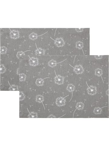 Erwin Müller Baumwolle Tischset 2er-Pack in grau