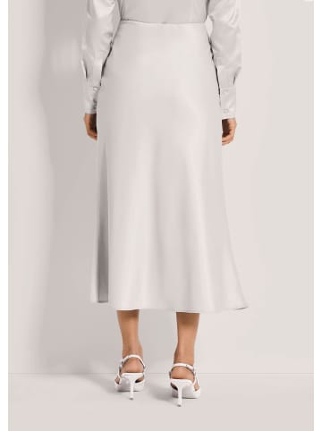 MADELEINE Midi Satinrock für elegante Anlässe in perlweiß