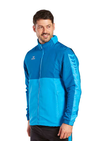 erima Unisex Erwachsene, Erwachsene Six Wings Jacke mit abnehmbaren Ärmeln in curacao/mykonos