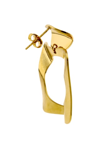 usha WHITE LABEL Women Earrings With Butterfly Clutch in Gold
