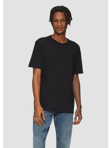 QS T-Shirt in 99D0_schwarz